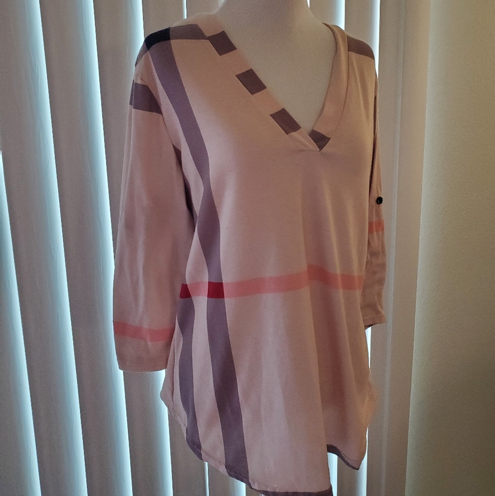 3/4 Length Cotton Blouse